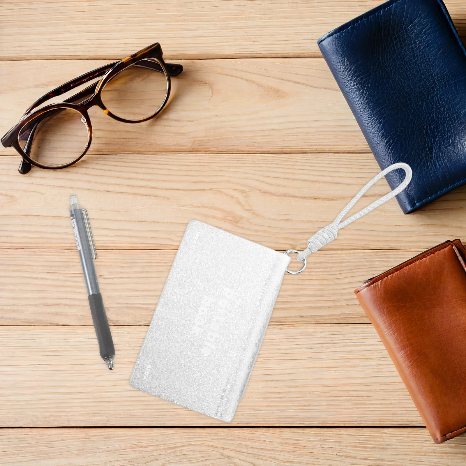 Pocket Notebook Journal 5.82" X 3.54" Mini Notepad 64 Lined Pages Pu Cover Compact Design For Business Travel Memo