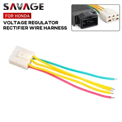 Motorcycle Rectifier Voltage Regulator Wire Harness For HONDA CB400 CBR600F Hornet 600 CB 250 VTR1000 CBR 900RR 1100XX Varadero