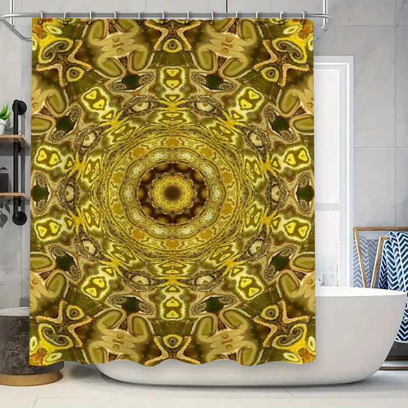 

Занавеска для душа на тему Хэллоуина с тыквой и декорми летучей мышей для аксессуаров для ванной комнаты