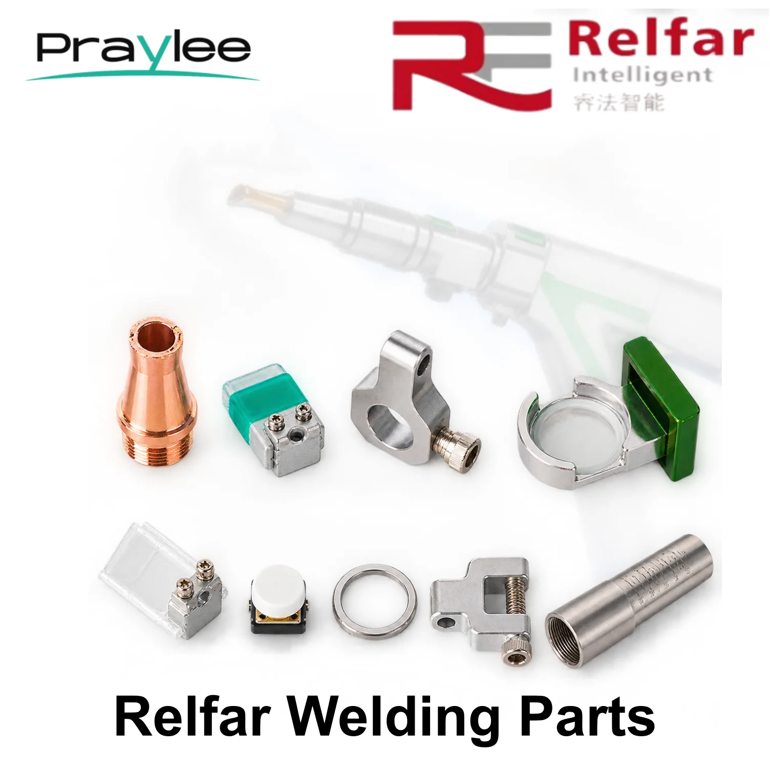 Relfar Handheld Laser Welding Head Spare Parts Kit Welding Nozzle Protective Lens Assembly For FWH20 FWH30 Fiber Welding Head
