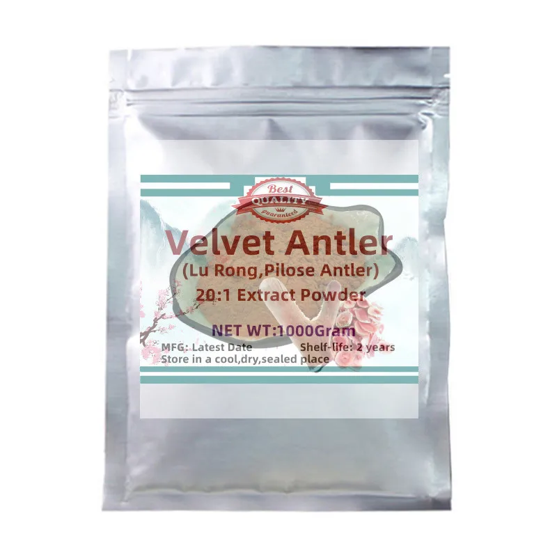 Venta directa de fábrica de AliExpress, embalaje personalizado, el mejor precio, extracto de asta de ciervo Natural puro, entrega rápida Global