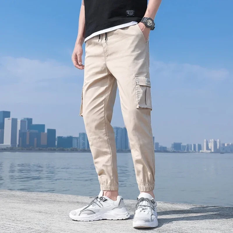 

New loose workwear Harun ankle binding heavyweight sweatpants men's autumn and winter casual pants 2024 spring and autumn