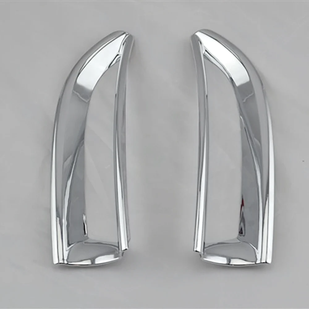 For 2013 2014 Honda CR-V CRV Chrome Rear Bumper Fog Light Lamp Bezel Trim Moldings