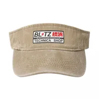Blitz Technica JDM Washed Denim Empty Top Hat Breathable Caps Sun Hats