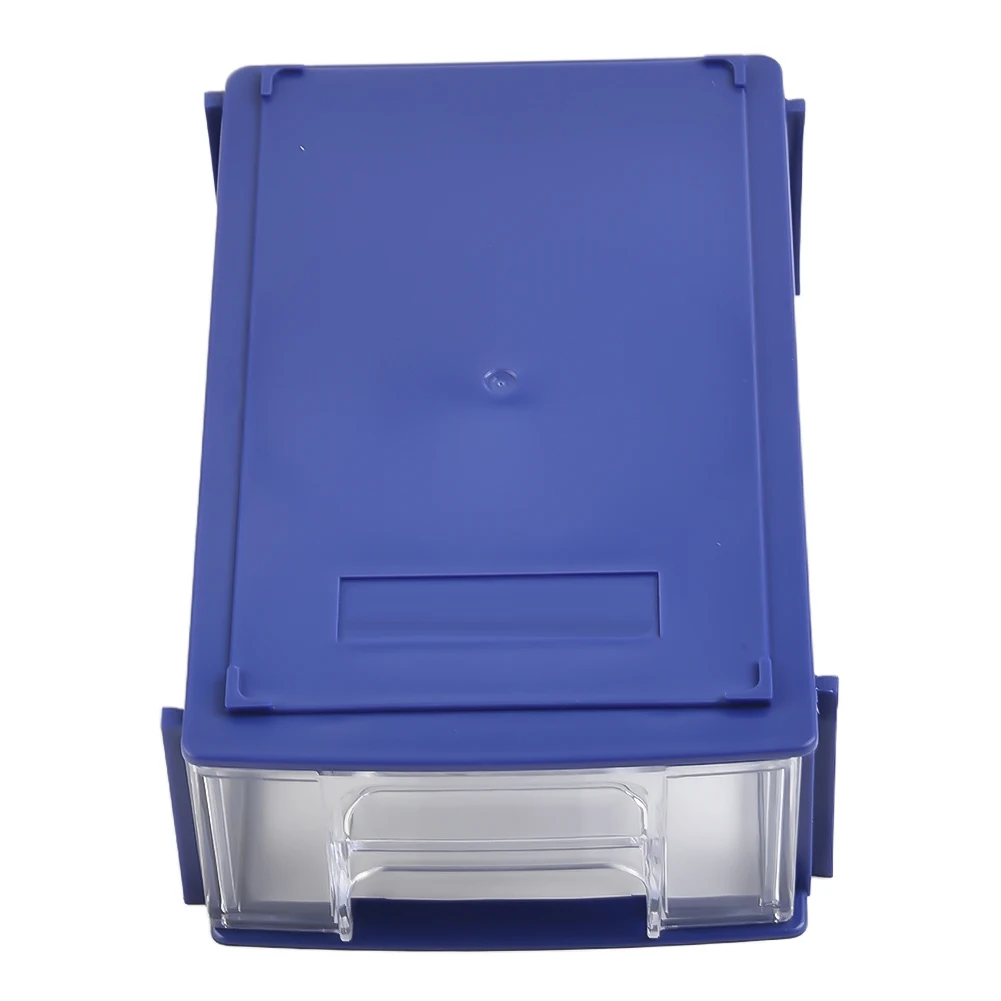 Scatola di immagazzinaggio impilabile Blu/grigio/marrone/giallo 140*90*40mm Viti componenti Cassetta degli attrezzi Parti hardware Facile da installare