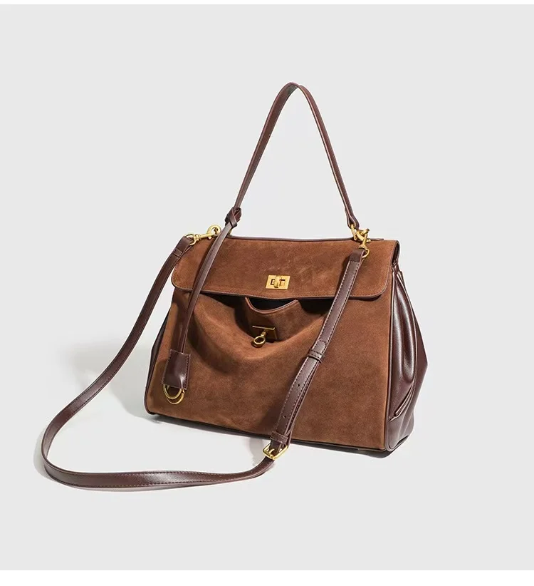 2025Y2K 프로스트 가죽 여성 핸드백, 대용량 숄더백, 심플 핸드백, 디자이너 럭셔리 백 수납 가방