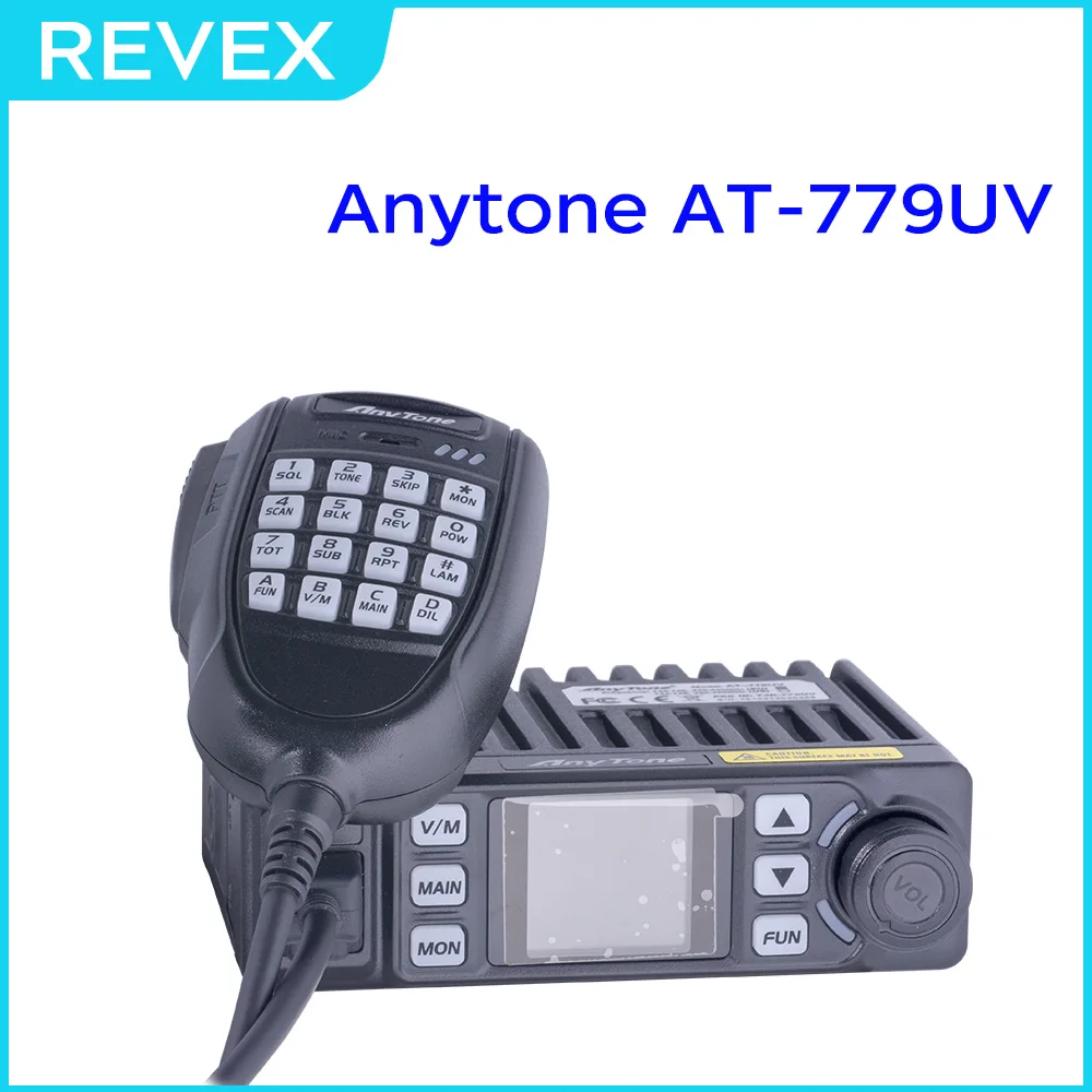 AnyTone AT-779UV Walkie Talkie VHF 144-146 UHF 430-440MHz Mini Mobile Radio Station Dual Band Transceiver Amateur Radio