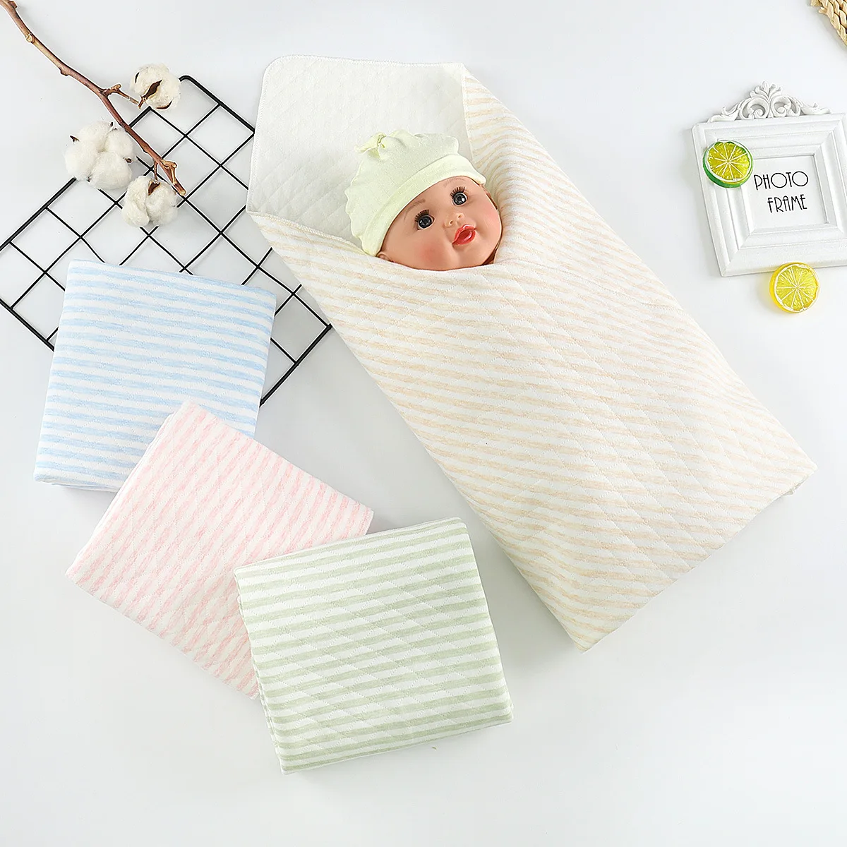 Inner Single Autumn and Winter Baby Bag Single New Breathable Soft Scarf for Newborns Multi-purpose Cotton Soft Baby Swaddling