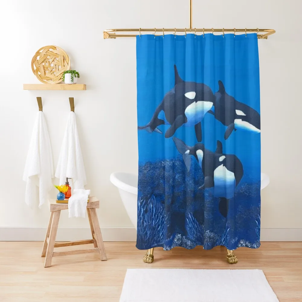 

Trio Shower Curtain Waterproof Bathroom Shower Anime Bathroom Bathroom Decor Luxury Curtain