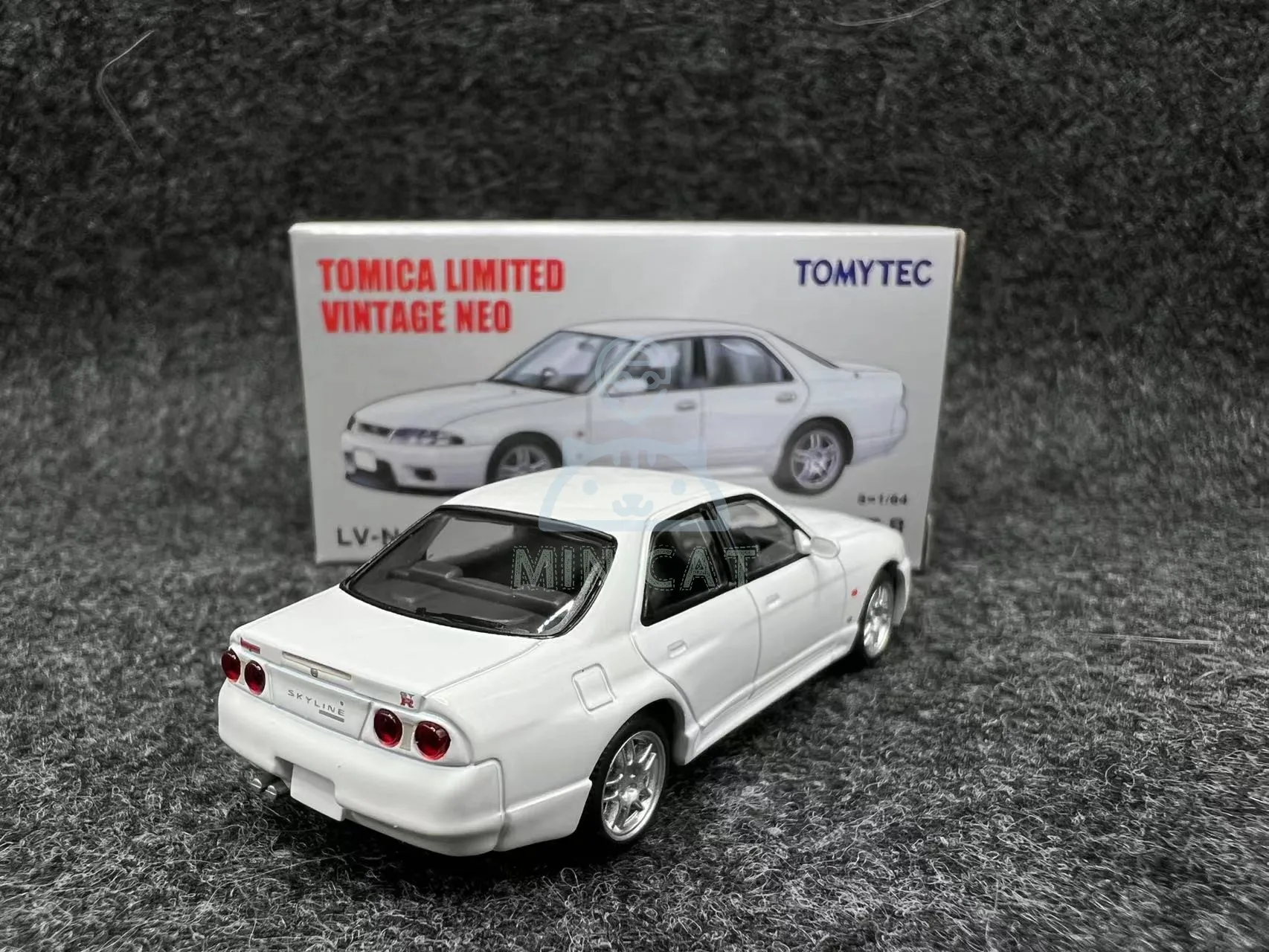 Tomytec-Alloy Car Model Coleção, Tomy Ornamentos, TLV LV-N151c Nissan GT-R R33, 1:64