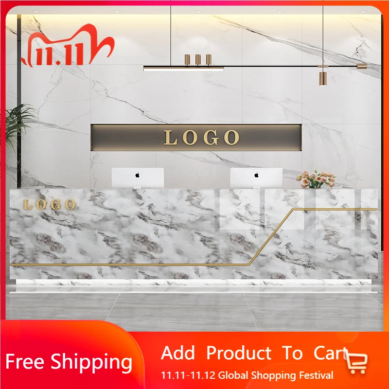 

Компьютерный салон Стойки регистрации Касса Небольшие роскошные стойки регистрации Дизайн кухни Модная мебель для дома Empfangtheke