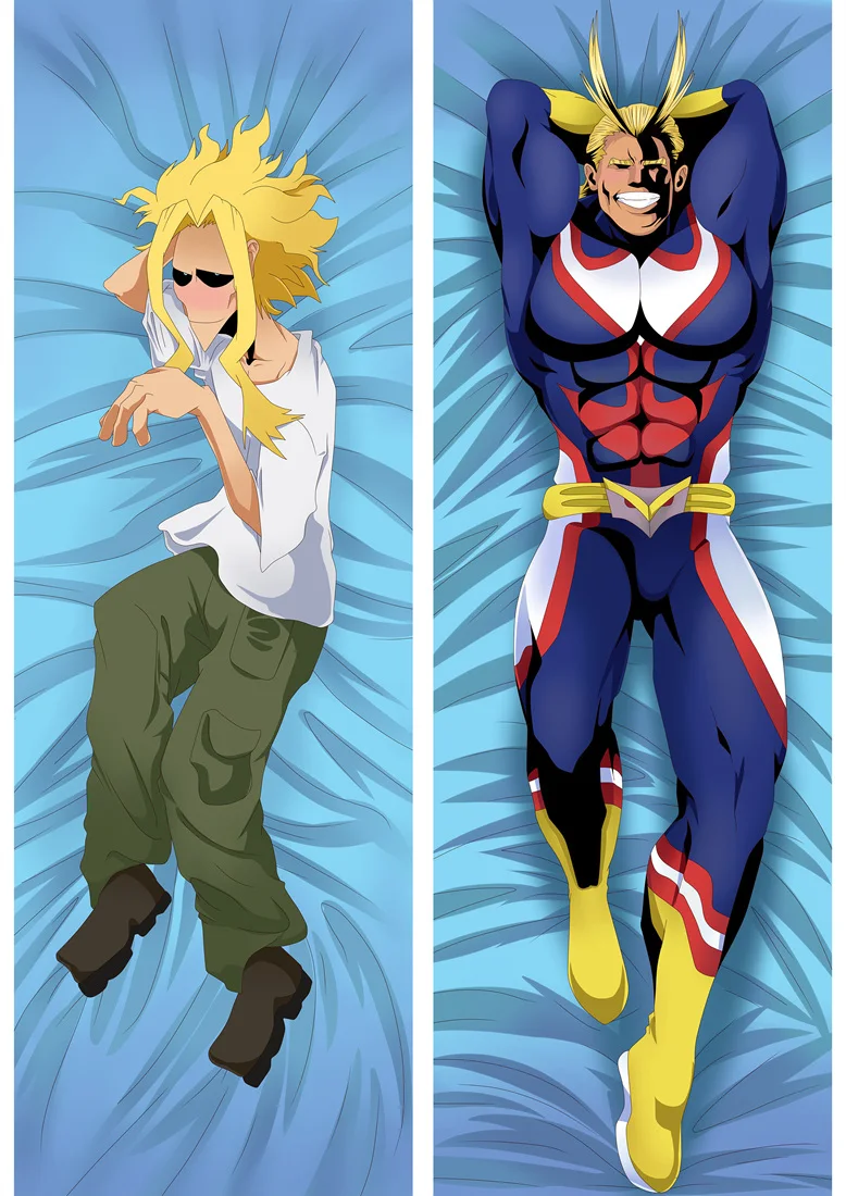 

Наволочка дакимакура из аниме «All Might», двухсторонняя подушка для обнимания тела, Крутое мужское постельное белье, наволочка для косплея