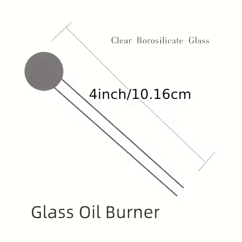 10pcs Clear/Mixed Color 4-inch Borosilicate Glass Tubes | High Safety, Glass Pipe with Bubble on the End, Heat-Resistant, Straws
