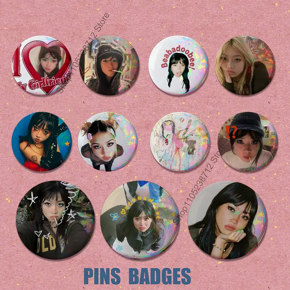 

My Girlfriend B-Beabadoobee Anime Cartoon Badge Breastpin for Backpack Clothes Handmade Brooches Gift Accessory