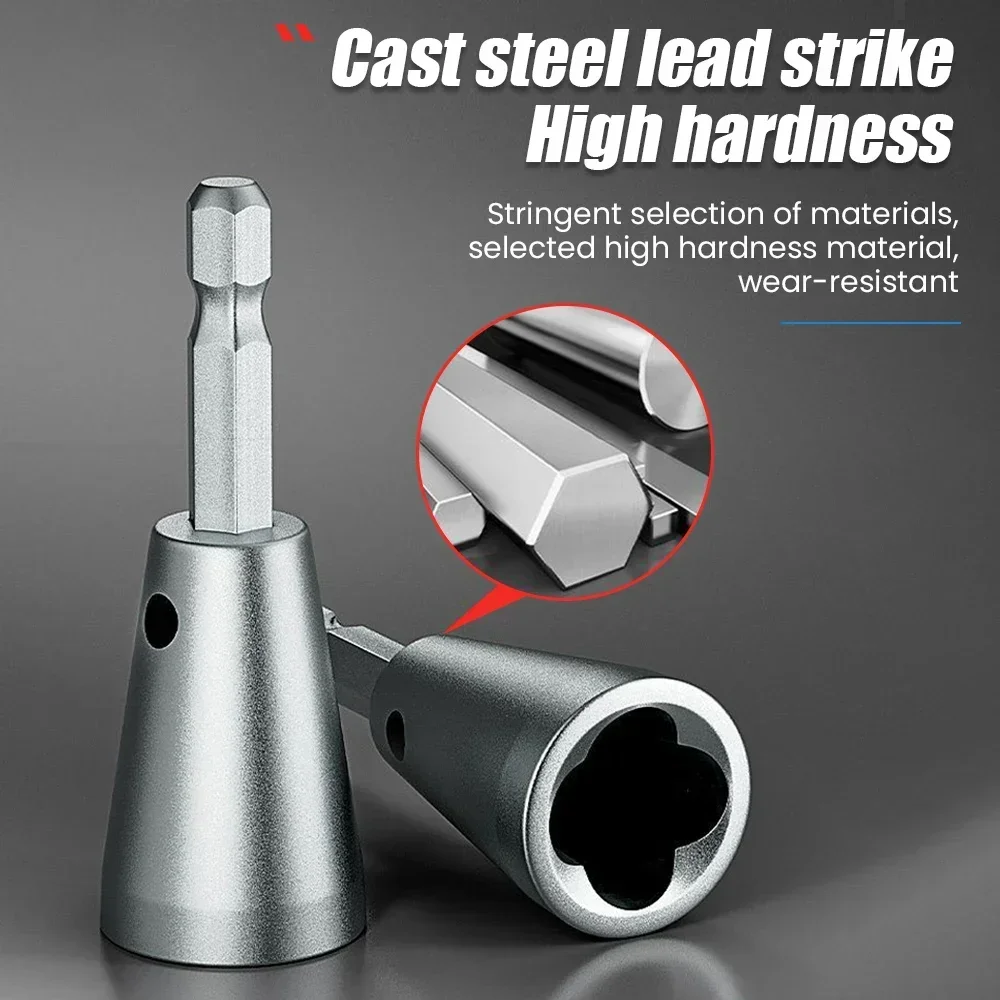 เครื่องมือบิดลวด1/2ชิ้นด้ามหกเหลี่ยม6มม. ช่างไฟฟ้าได้อย่างรวดเร็ว Twister 1.5-6ตาราง2-6วิธีลวดบิดสำหรับไดรเวอร์เจาะไฟฟ้า