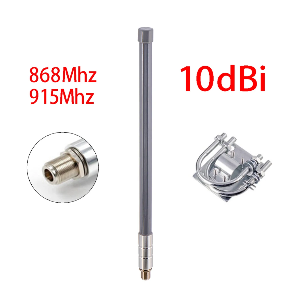 10dBi Antenna 868Mhz N-type Female Connector For LoRa For Helium HNT Miners For Bobcat Miner Antenna