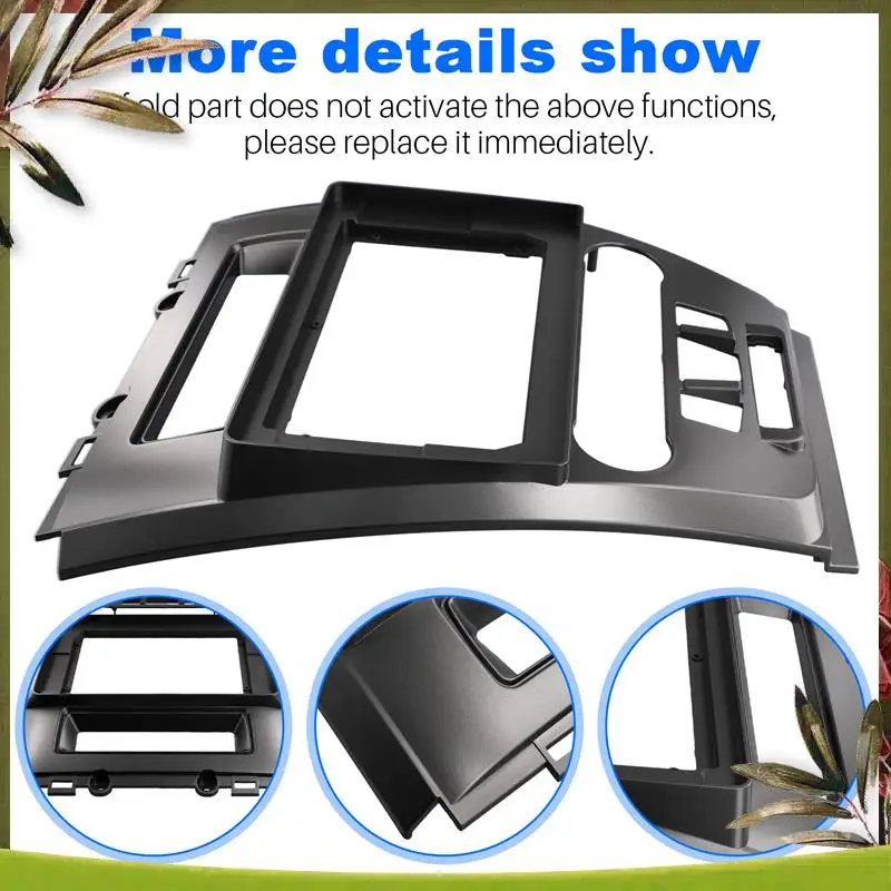 

Portable 10.1 Car Radio Fascia Frame Adapter For FORD FUSION 2009-2012 2 Din Dash Android Mp5 Panel Frame Kit