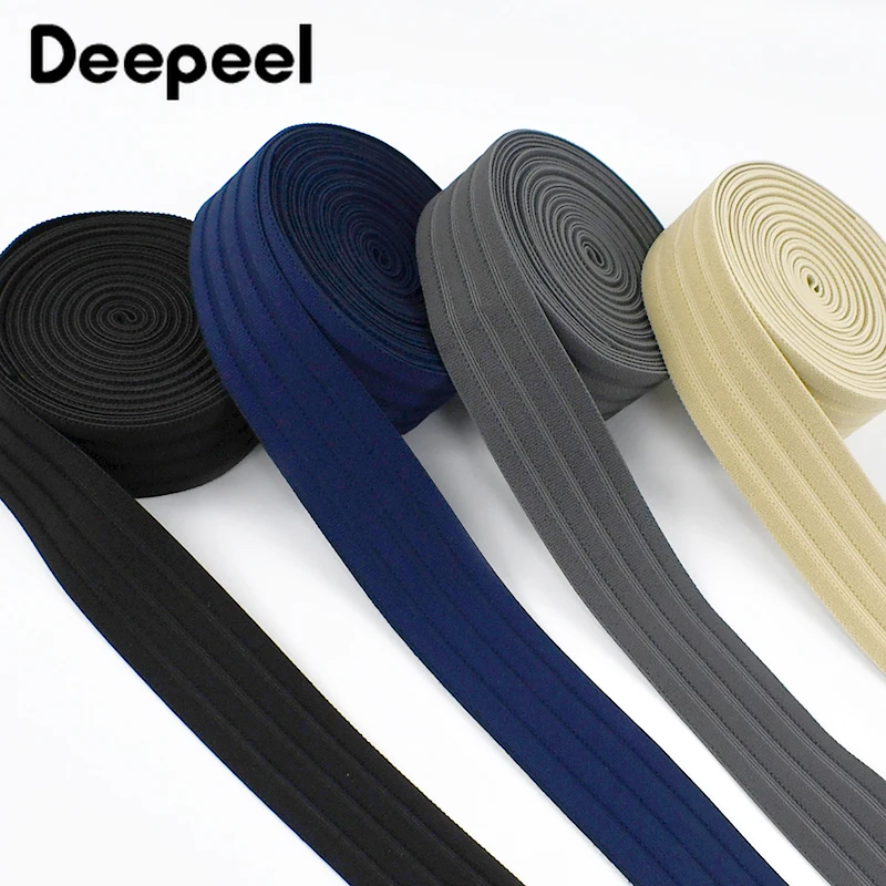 5/10Meter 40mm Soft Velet Elastic Band Underwear Bias Binding Rubber Bands Pants Jeans Waistband Stretch Tape Sewing Accessories