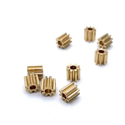 0.5M 7/8/9/10/11/12 Teeth Copper Gear 5MM Thickness DIY Model Motor 1/1.5/2/2/3/3mm Hole