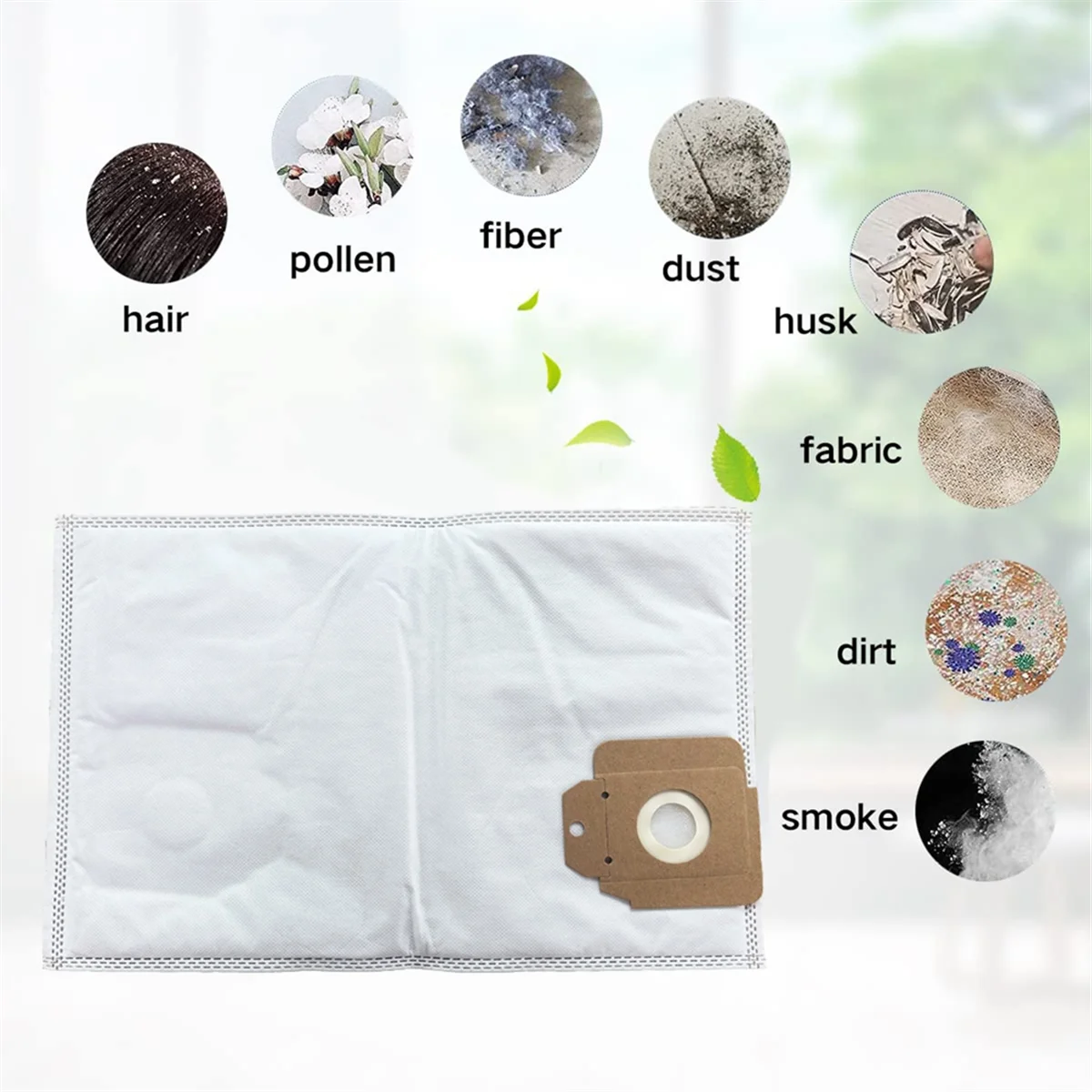 FZFZ 10pcs 교체 부품 Cv30/1 Cv38/2 진공 청소기 액세서리 부직포 쓰레기 먼지 봉투 용 먼지 봉투