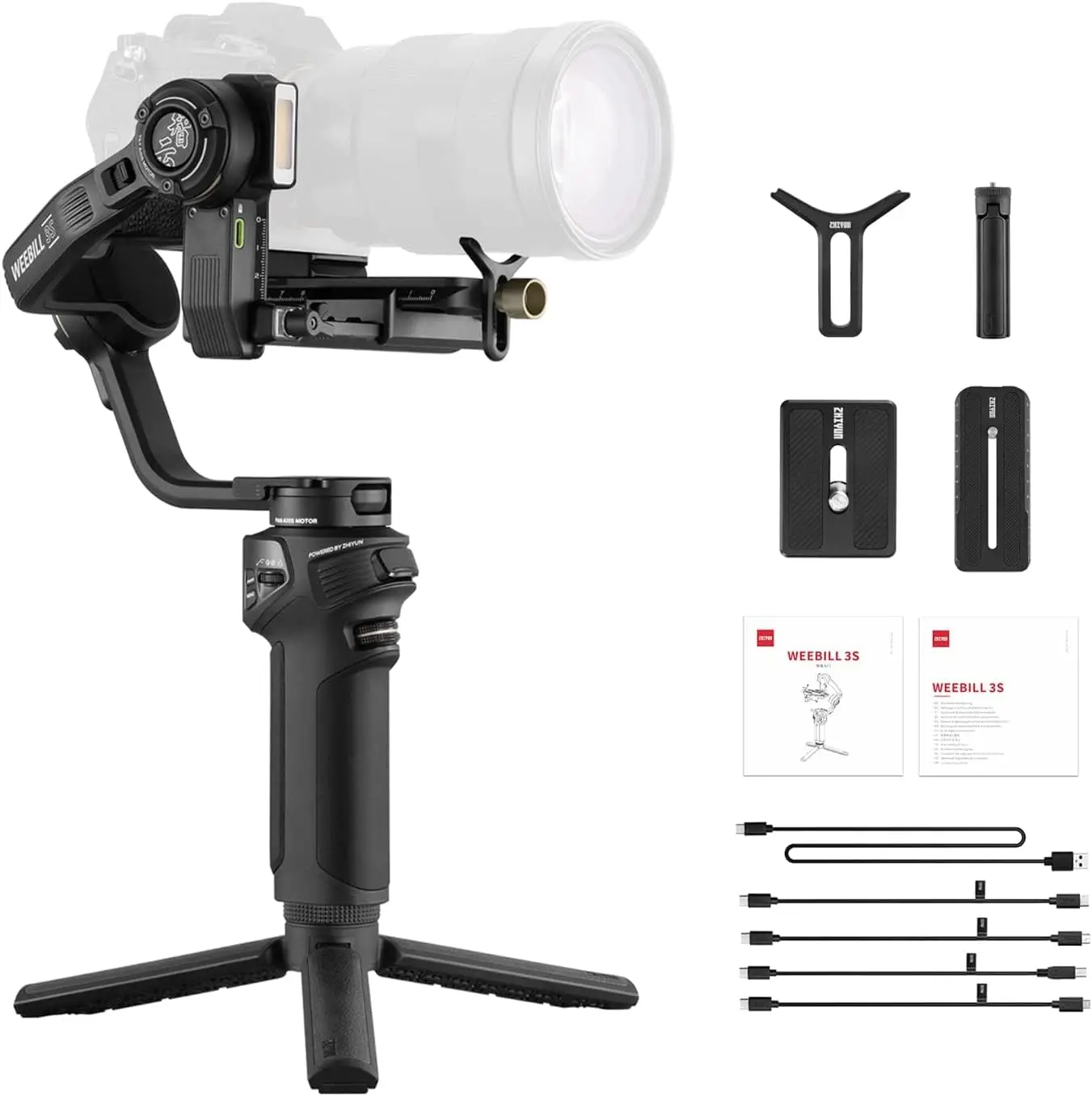 

Zhiyun Weebill 3S Gimbal Stabilizer for DSLR and Mirrorless Professional Video Stabilizer