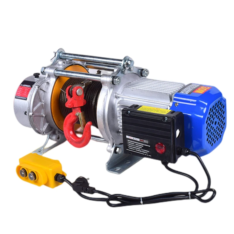 

hoist 1.5 tons 4Kw High-end aluminum shell multi-function hoist 220V fast lifting crane electric hoist