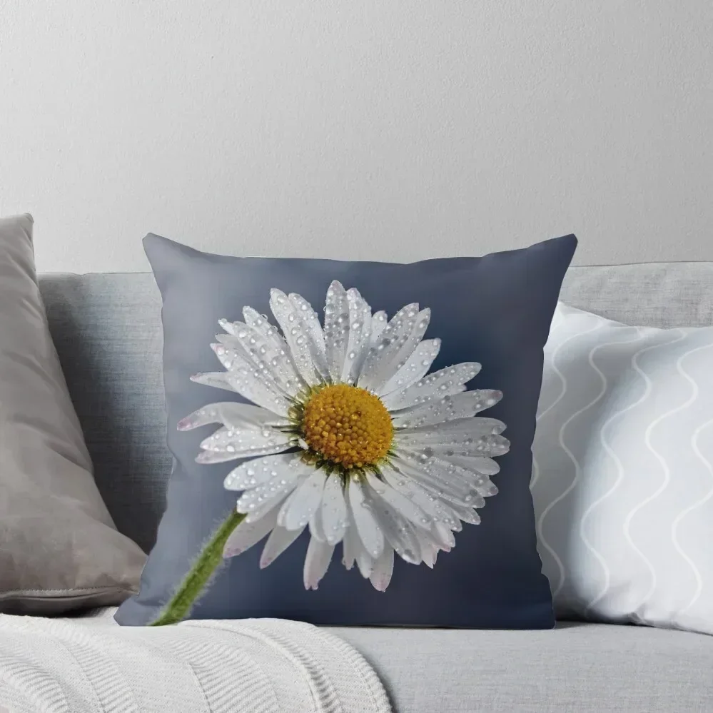 

Daisy Macro Throw Pillow pillows decor home Sofa Cushions Cover Pillowcases Cushion Covers Sofa pillow