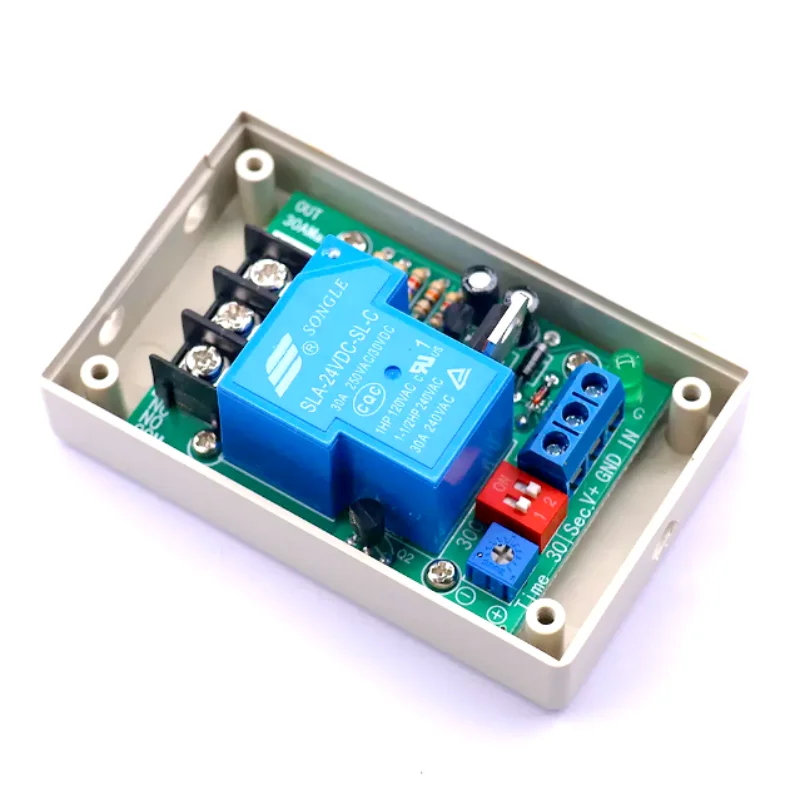 DC power-off delay switch time relay module 30A power-off monitoring timeout circuit 12V24V