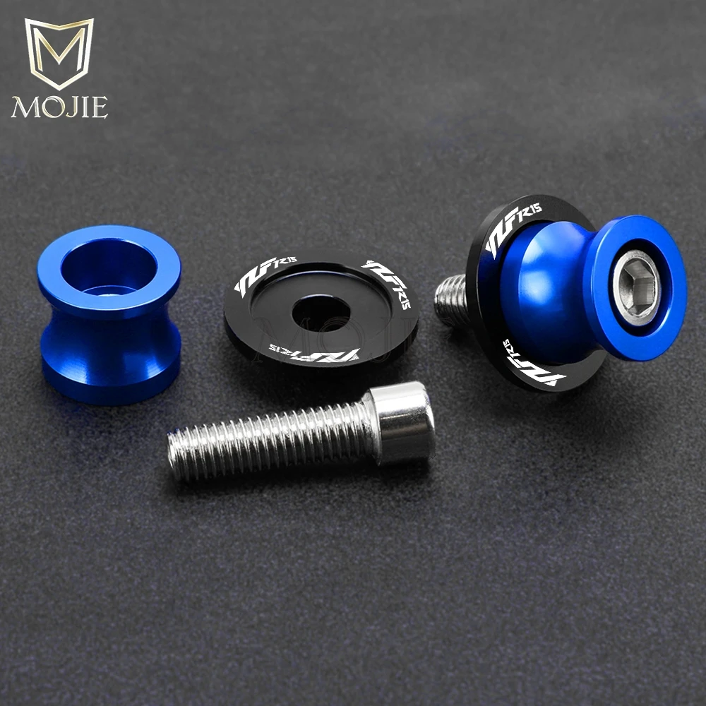For Yamaha YZFR15 YZF-R15 YZF R15 V2 V3 2013-2023 2024 2025 Motorcycle Accessories Swingarm Slider Spools 6MM Stand Screws Cover