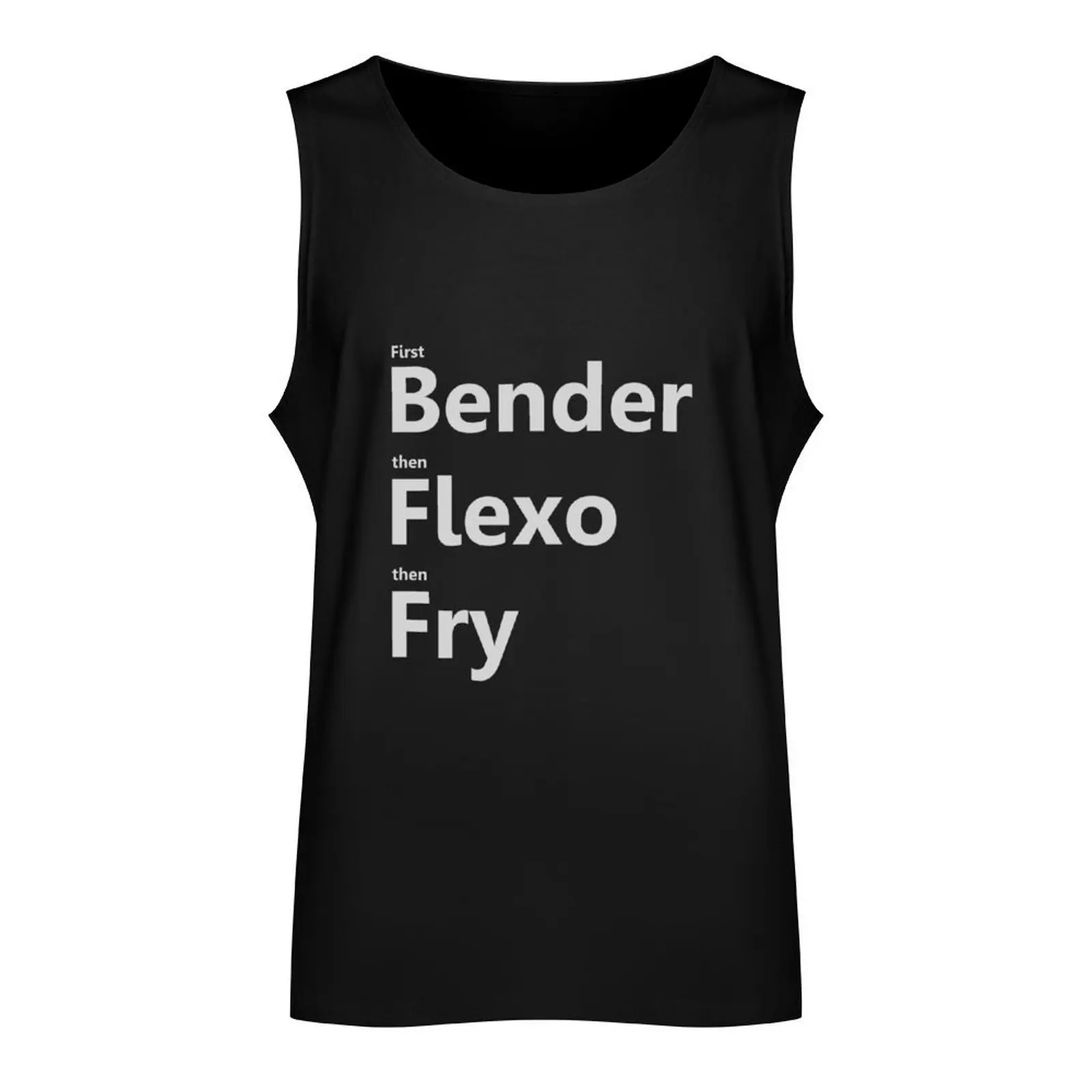 BenderFlexoFry Tank Top sleeveless jackets muscle t-shirt quick-drying t-shirt