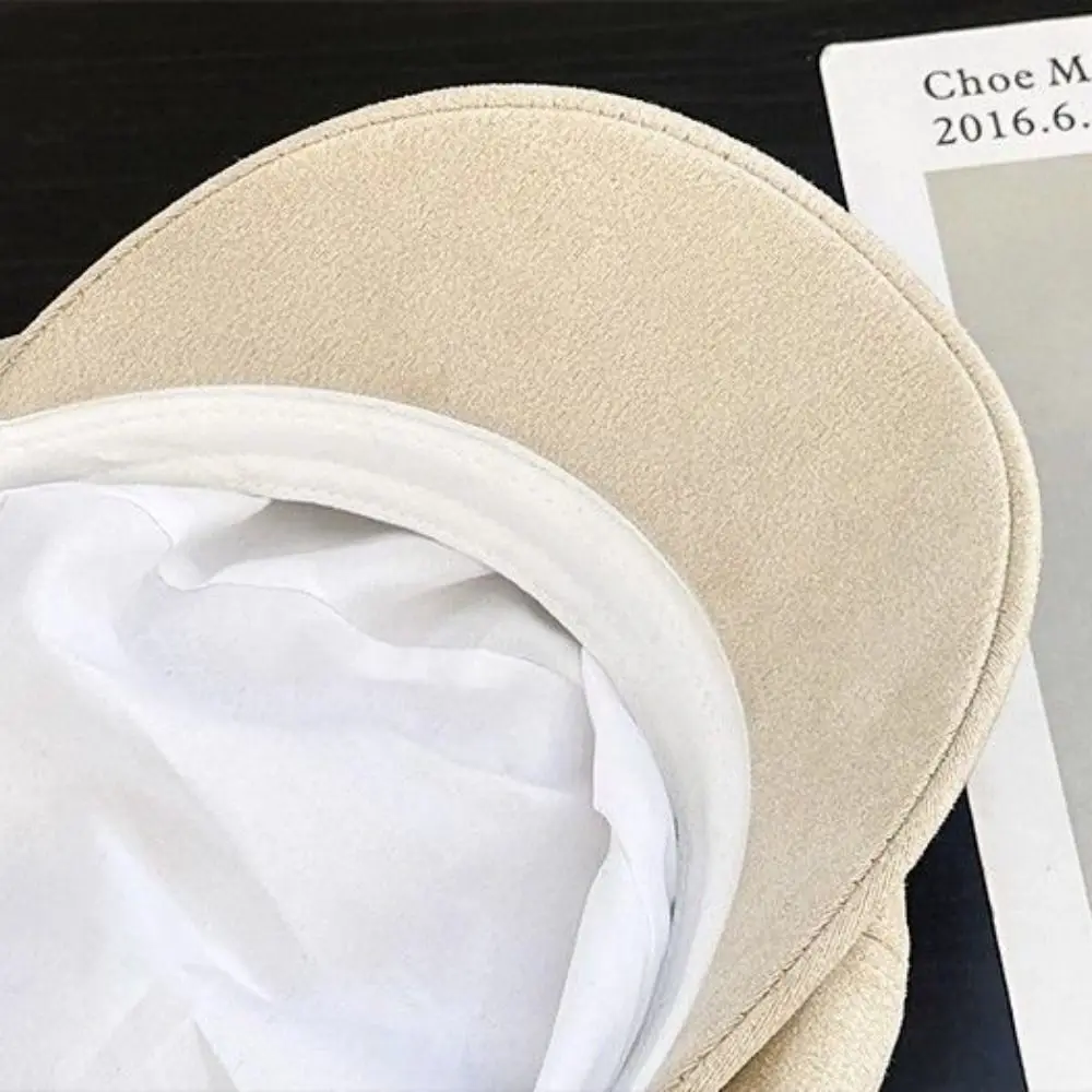 Fashion Embroidery Cat Ears Beret Bow Y2K Painter Artist Cap Spice Girl Cute Newsboy Hat Women