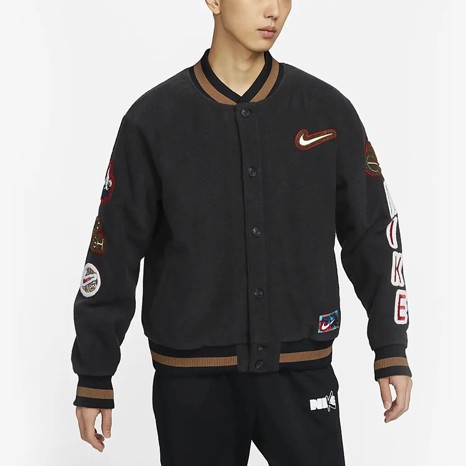

Nike genuine spring new men's basketball sports casual jacket FD4060-010