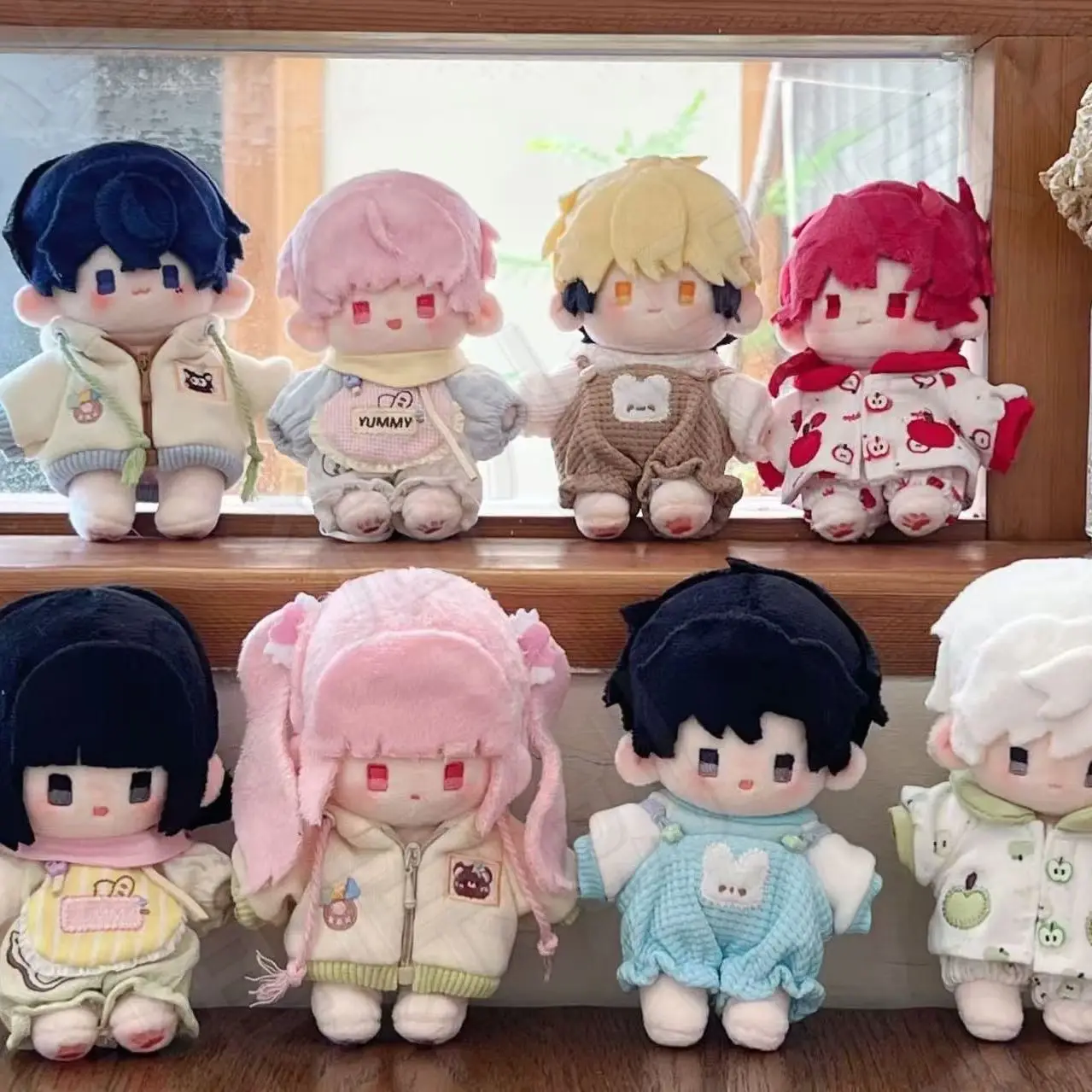 

Link Click Charles Lucas 10cm Cute Anime Plush Cotton Doll Print Body Backpack Pendan Toys Cosplay Dango Xmas Gift