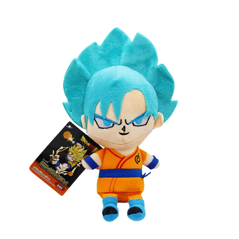 Dragon Ball Series Plush Stuffed Toys Goku Vegeta Buu Picollo Trunks Gohan Cartoon Anime Figures Soft Dolls Baby Birthday Gifts