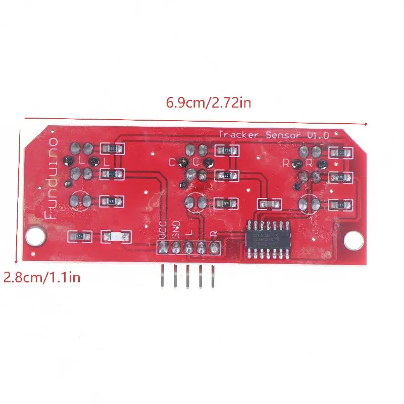 1/3/5 Uds TCRT5000 Módulo de Sensor de seguimiento de línea infrarroja de 3 canales Sensor de Robot de coche Módulo de seguimiento de rastreo para accesorios de Robot