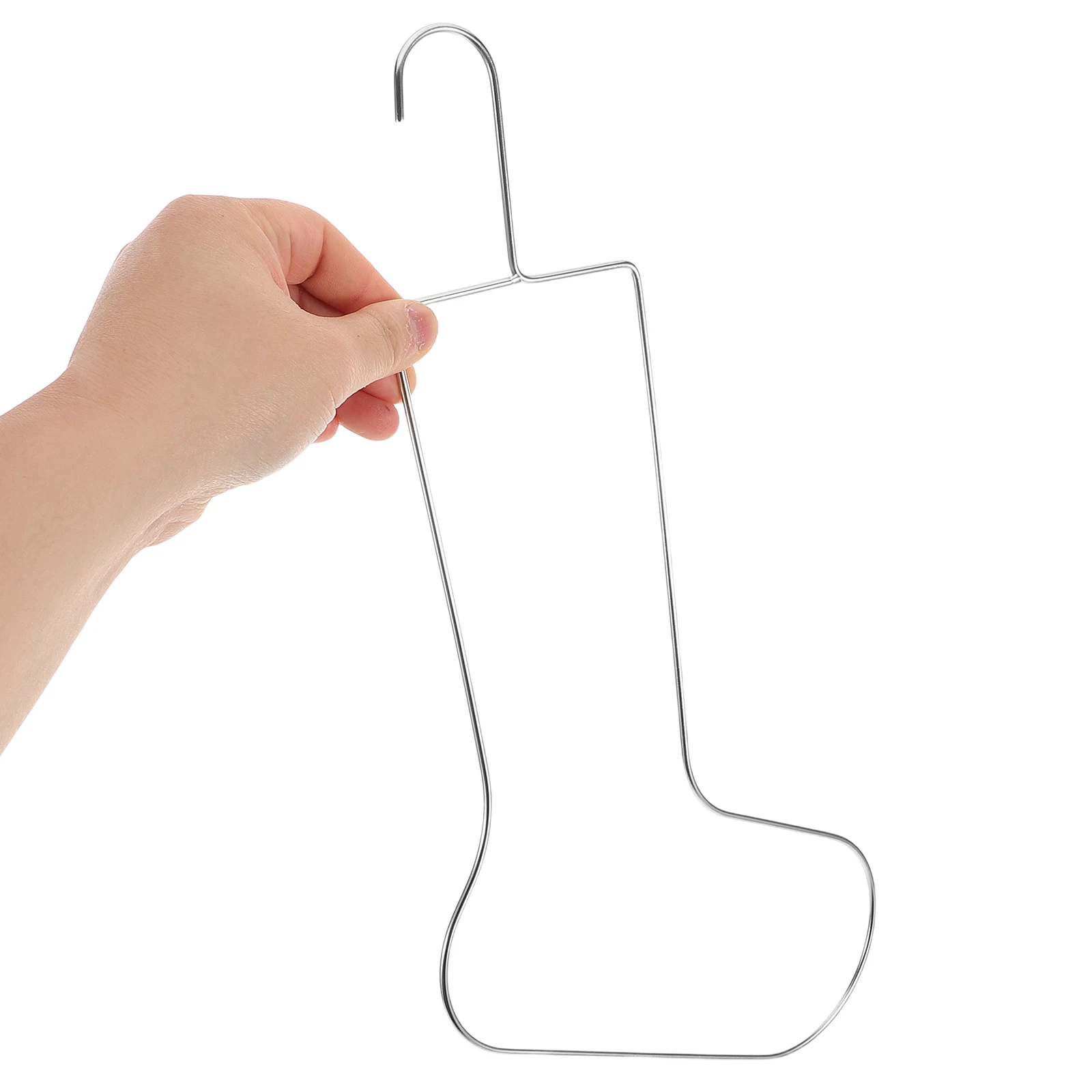 42X22.5CM2pcs حاصرات جورب معدنية الحياكة والكروشيه الفولاذ المقاوم للصدأ تشكيل شماعات لتجفيف عرض وتمتد الجوارب