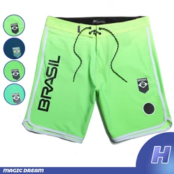 Summer New Fashion Brand Men Beach Shorts Bermuda Brazil Board Shorts Waterproof Quick Dry Casual Diving Surfwear Swimwear