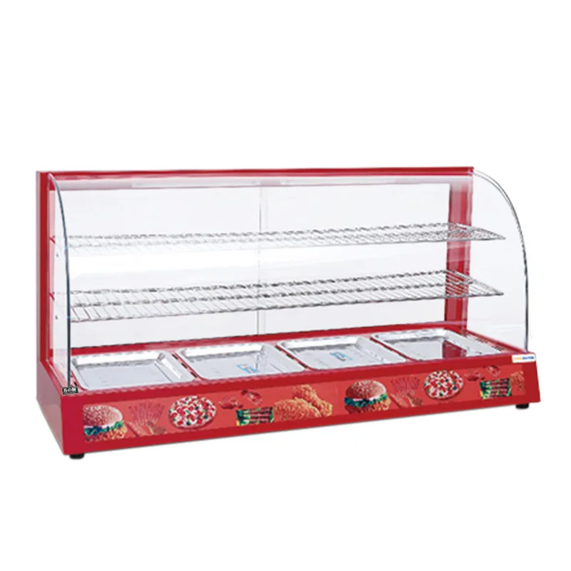 Kitchen Equipment Hot Food Warmer Display Cabinet For Fast Food Commercial use  Factory direct sales Food display