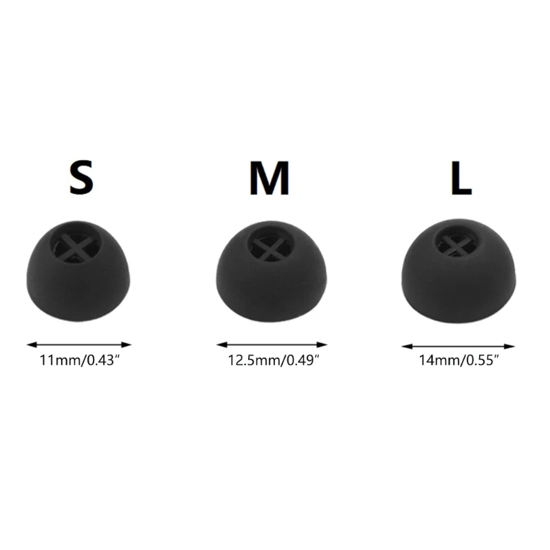 3 conjuntos fones ouvido com isolamento ruído para fones ouvido 3 / CX400bt Y9RF