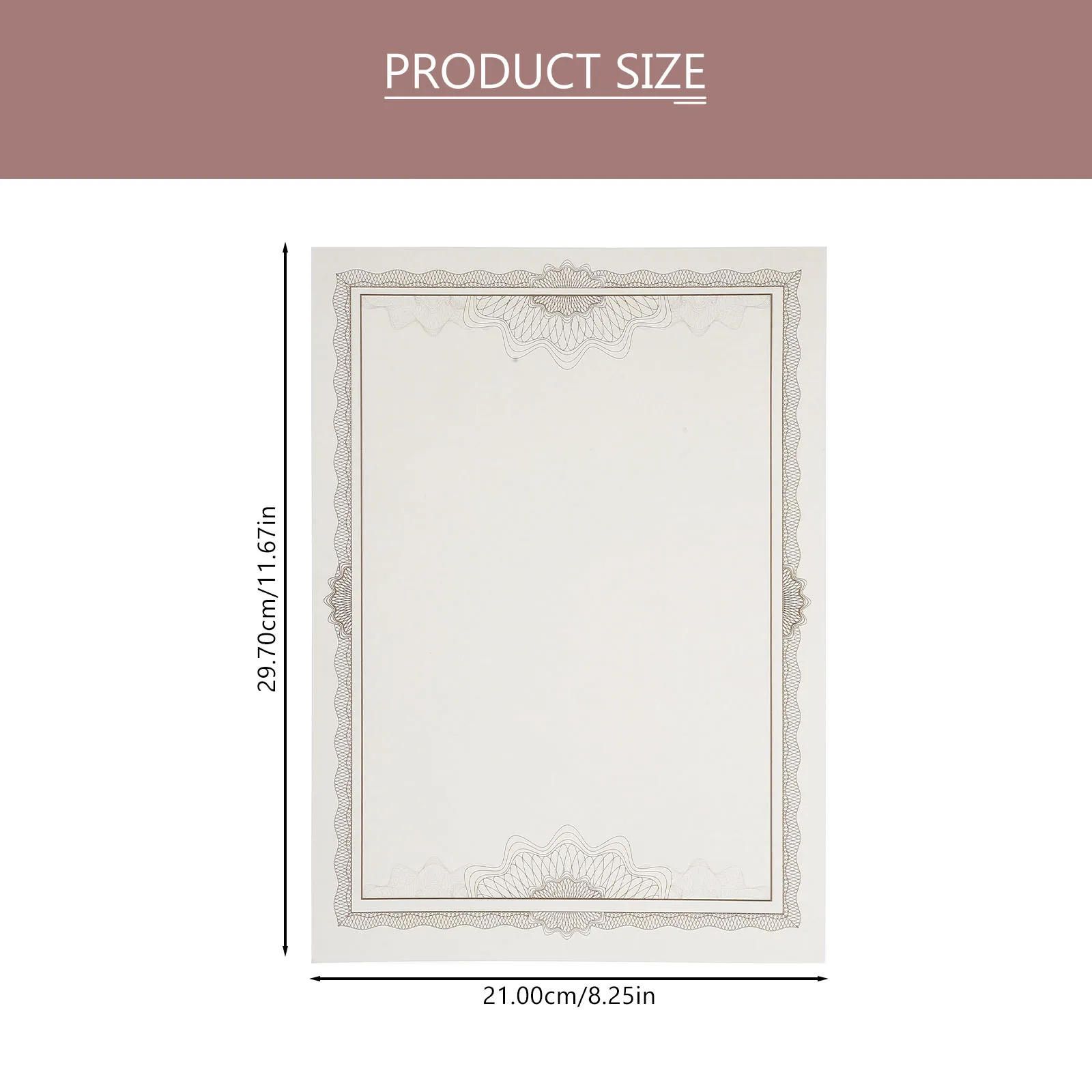 6pcs Blank Certificate Paper 8.5X11 Inch Printable Writable Honor Award Diploma Inner Sheet For Appreciation Recognition