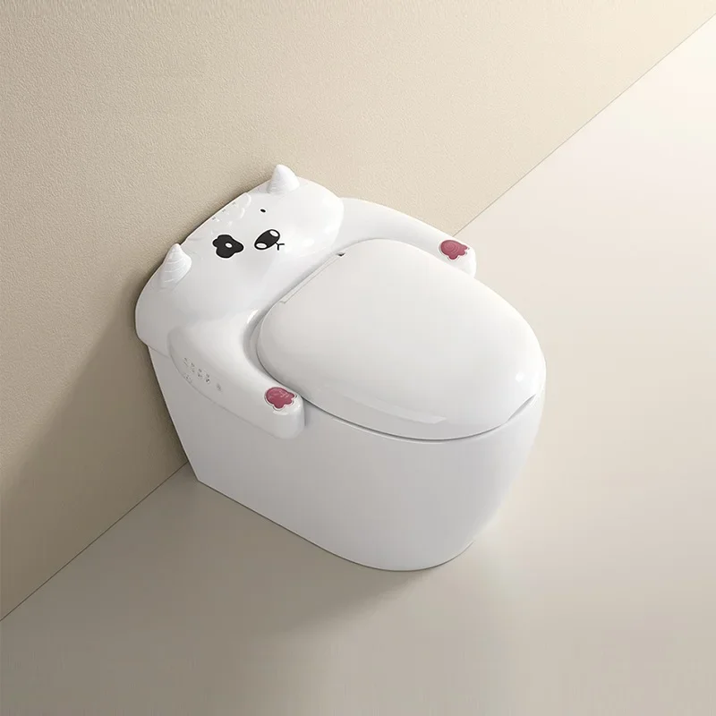 Hot Selling Intelligent Cartoon shape Kindergarten Child ceramic Kids Baby Smart Bidet Toilet