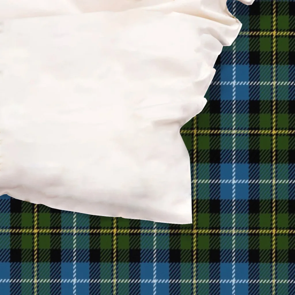 MacNeils Of Barra Clan Family Tartan 3D Printed Custom Bed Sheets Set Single Bedding Set  Cover with Pillowcases