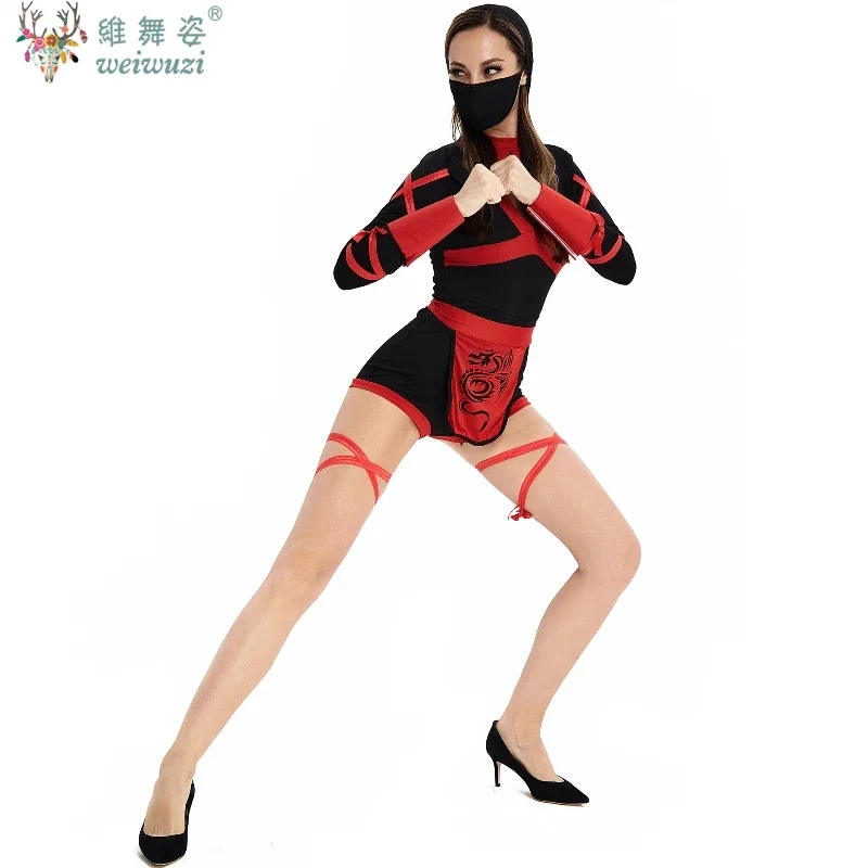 

Halloween Cosplay Costume Takano Female Ninja Sexy Jumpsuit Anime Cosplay Dragon Ninja Warrior Costume Party One-piece Costume