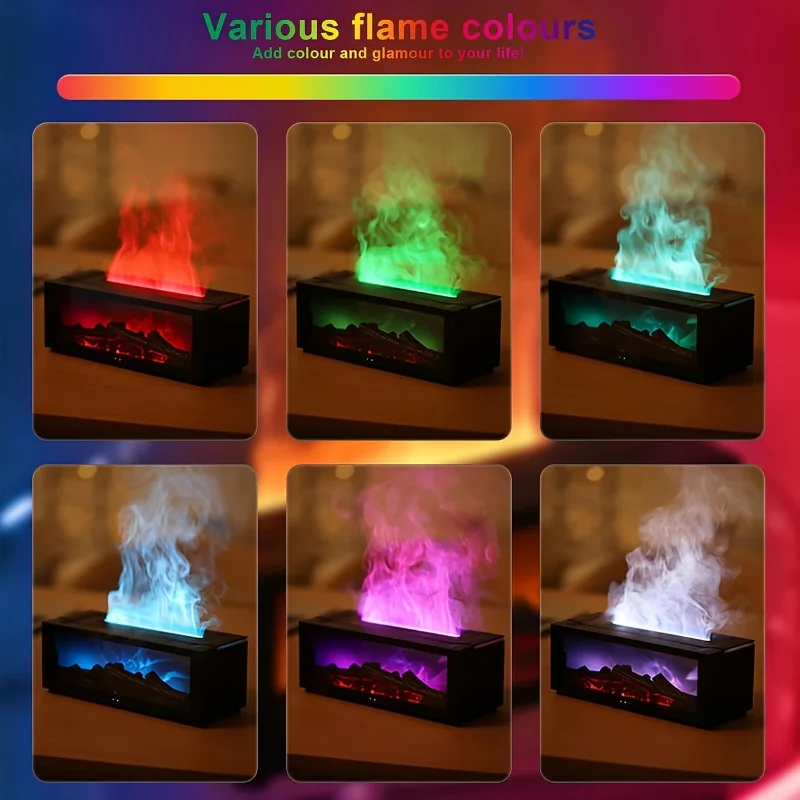 Nawilżacz USB Cool Mist z pilotem, timerem, 7 kolorami, 2 olejkami eterycznymi, 9,47 uncji, idealny do domu/biura, świetny prezent dla matki