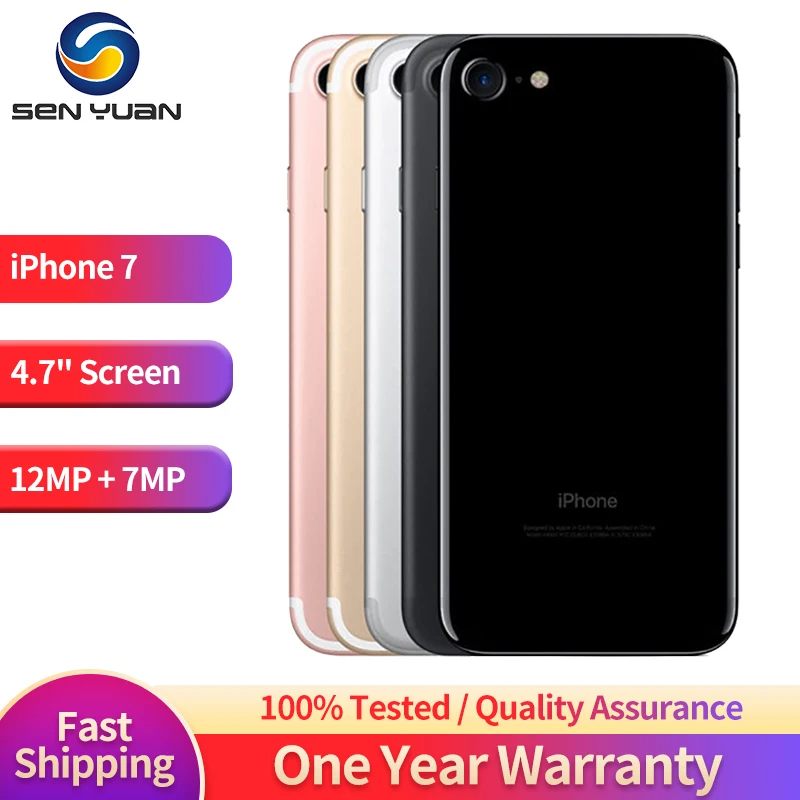 Apple iPhone 7 4G LTE Cell Phone 4.7'' Retina 32GB/128GB/256GB ROM Fingerprint A10 Fusion Chip Quad Core iphone 7 cell phone