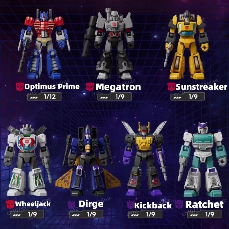 Blokees transformadores galáxia versão capítulo vi optimus prime megatron sunstreaker orion pax modelo móvel emenda brinquedo presente
