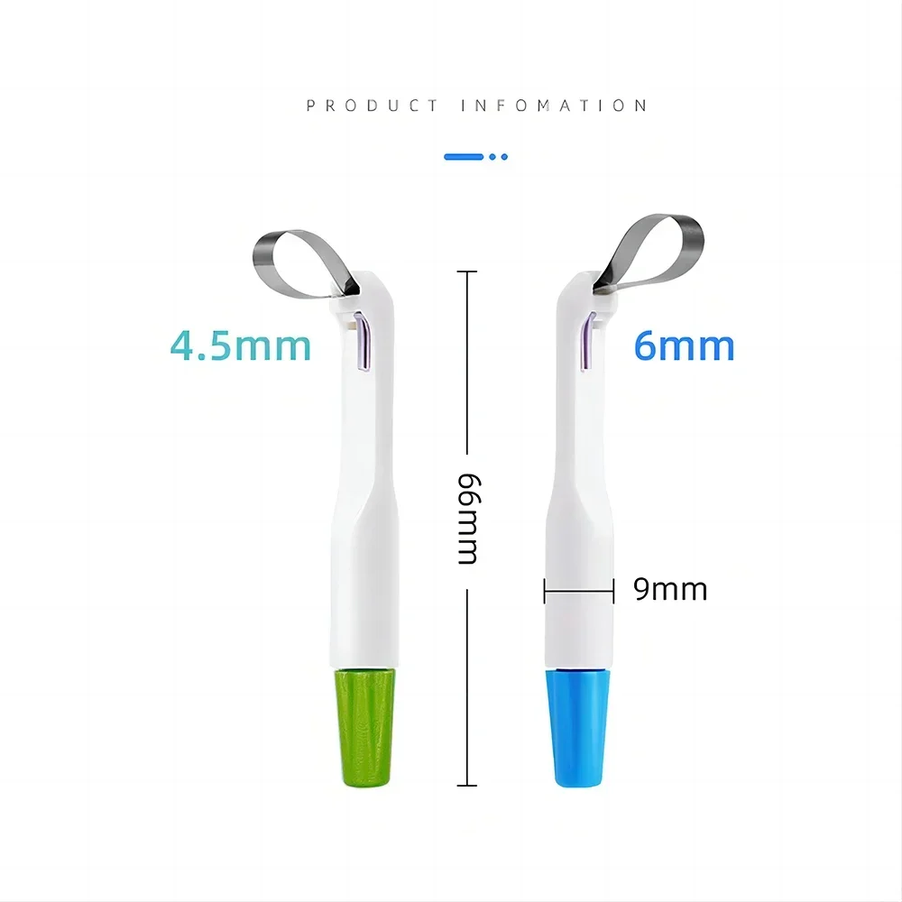 Pro Dental Matrix Bands Holder + Disposable Metal Clamps - 4.5/6mm Adjustable Pre Formed Tooth Matrices System