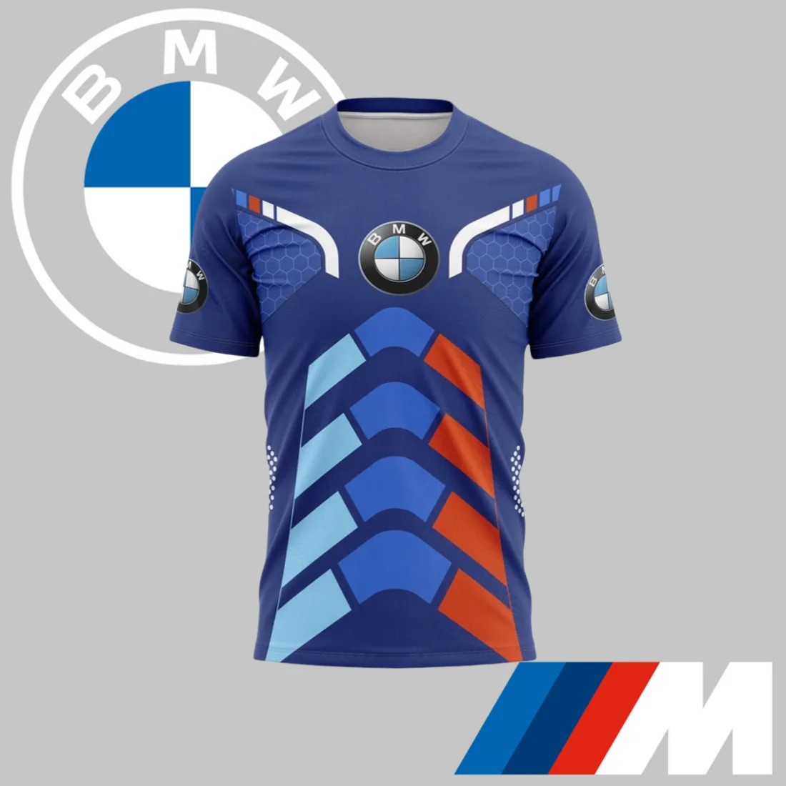 

BMW M Power Men's Quick-Drying T-Shirt New High-Quality Sports T-Shirt Breathable Sweat-absorbing Racing Suit Short Sleeves