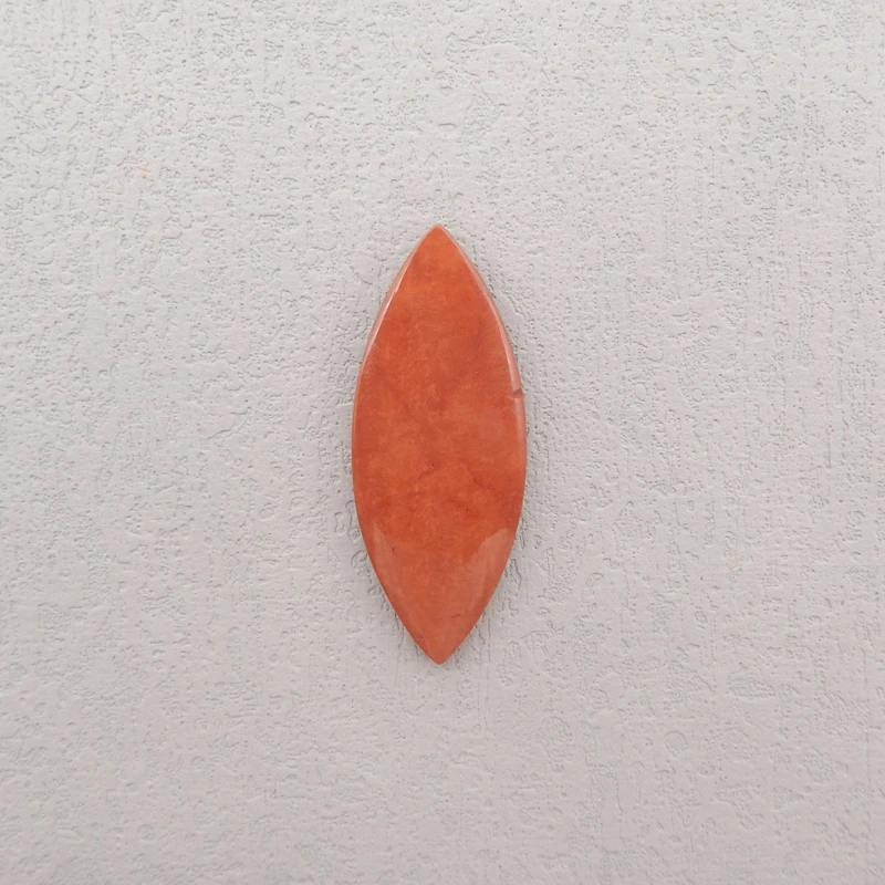 

Unisex Natural Red River Jasper Oval Pendant Bead 47x19x5mm 5.9g Fashion Jewelry Necklace Accessory