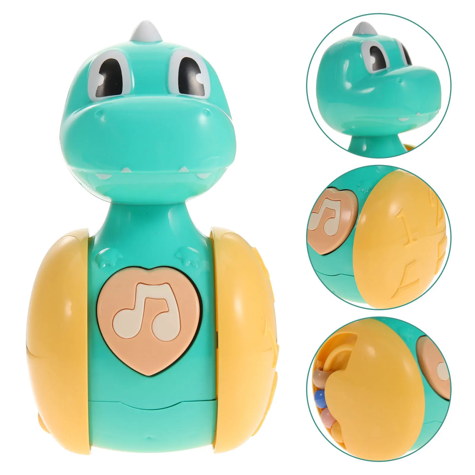 لعبة انزلاقية على شكل ديناصور كرتوني للأطفال، لعبة تعليمية تفاعلية، تصميم غير قابل للسقوط، لعبة منزلقة ذات ملمس ناعم #1